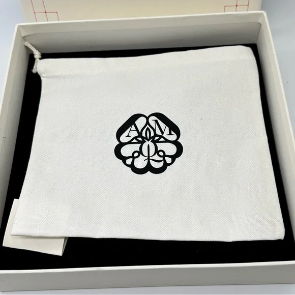 Alexander McQueen Gold Chain Necklace Choker with Crystal Skull - Picture 7 of 11